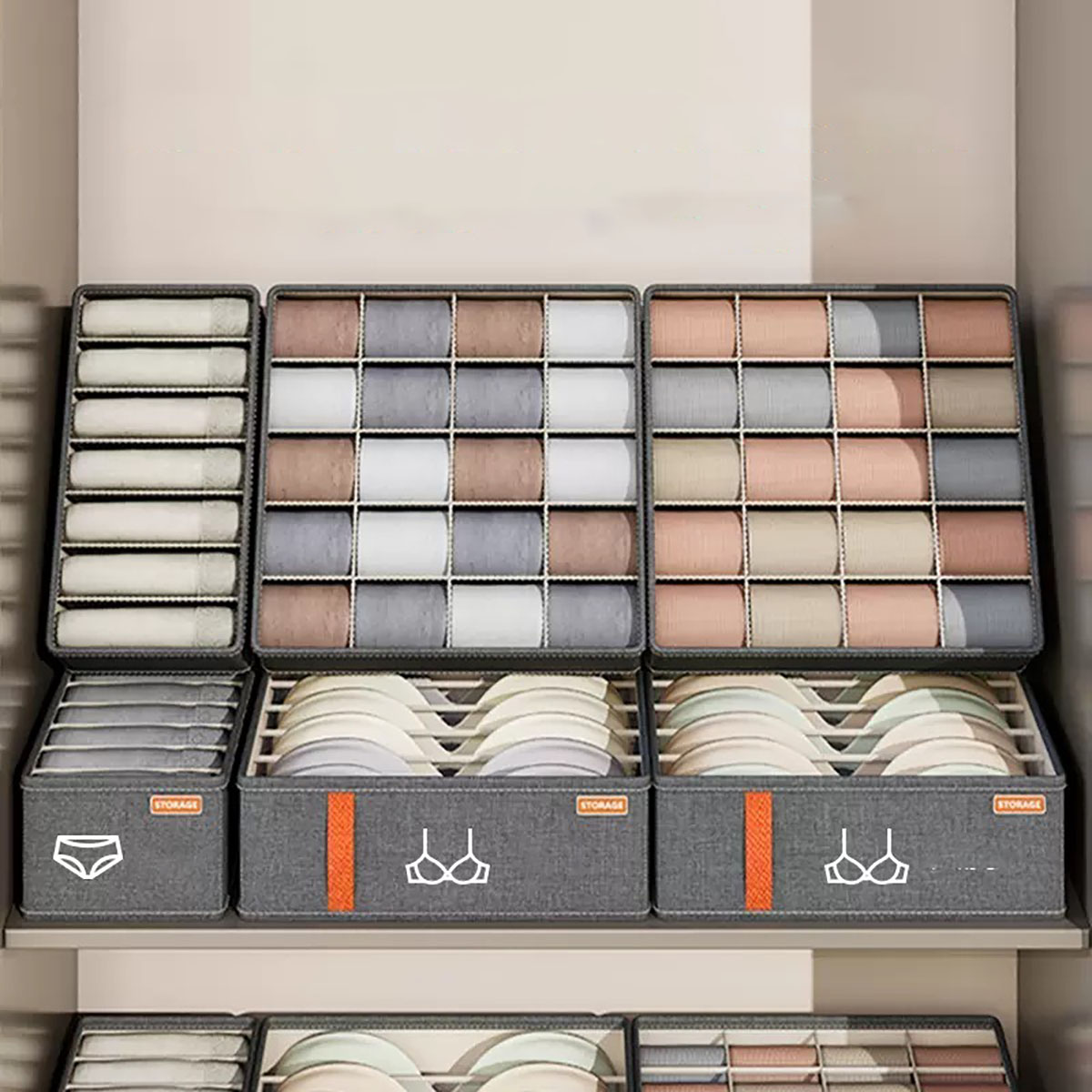 20/6/7/1 Grids Cation PP Sock  - Sock Organizer Tray ulasan dan harga