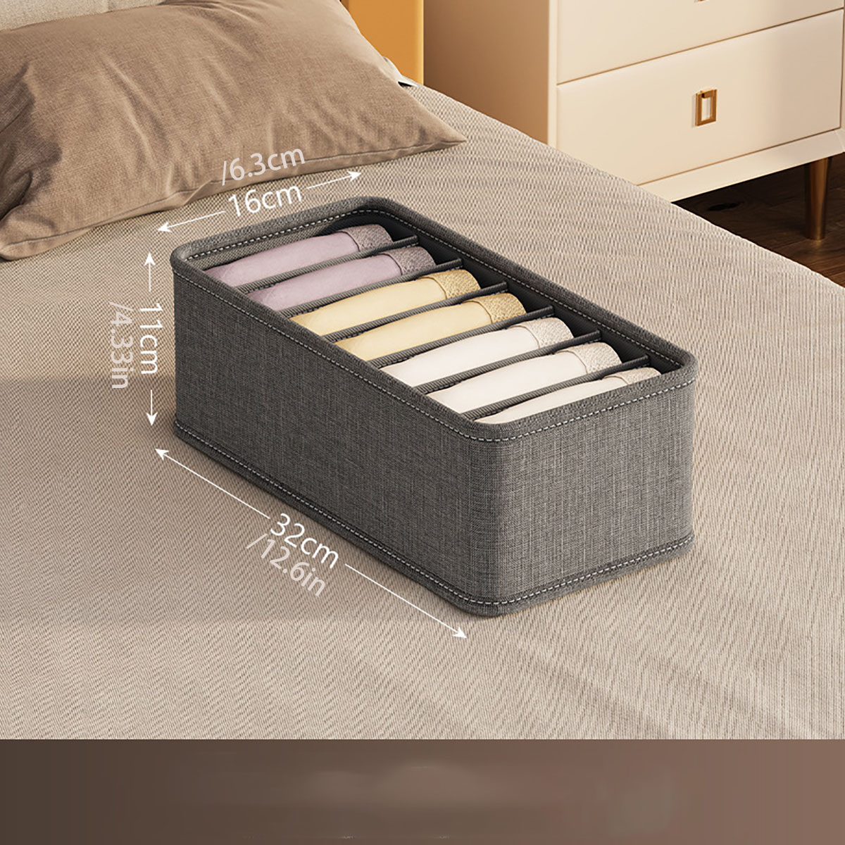 20/6/7/1 Grids Cation PP Sock  - Sock Organizer Tray ulasan dan harga