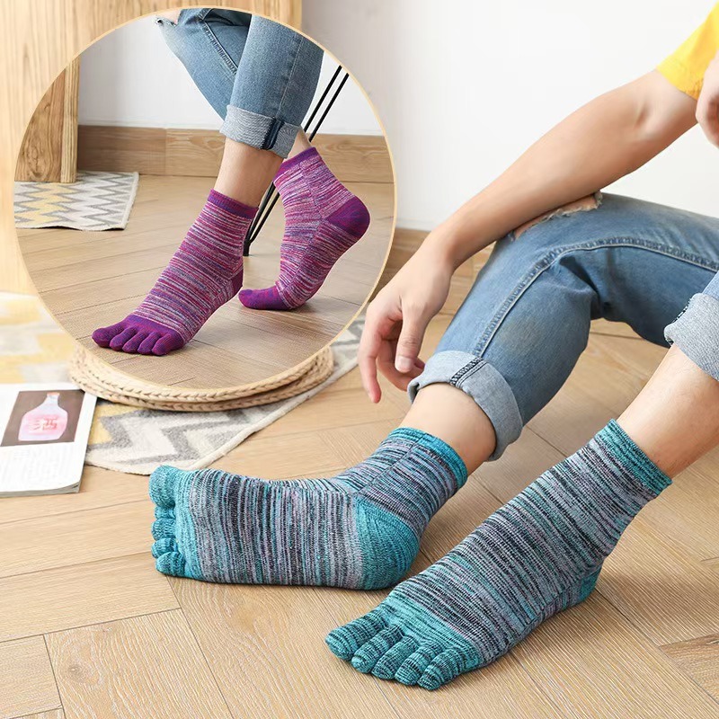 1/6 Pairs Boneless Sweat Absor - Toe Sock Split ulasan dan harga