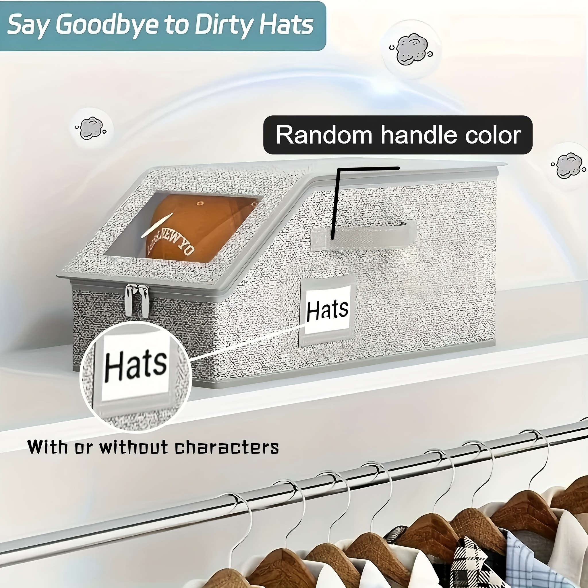 Foldable Zipper Baseball Cap S - Sock Organizer Tray ulasan dan harga