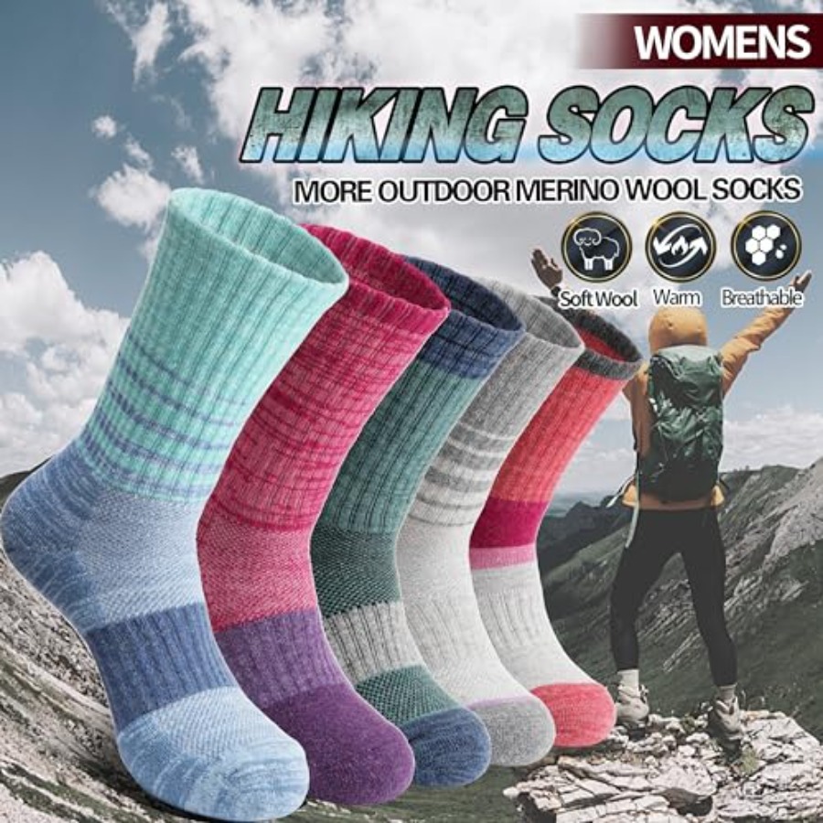 Anlisim Merino Wool Hiking Soc - Wool Hiking Sock ulasan dan harga