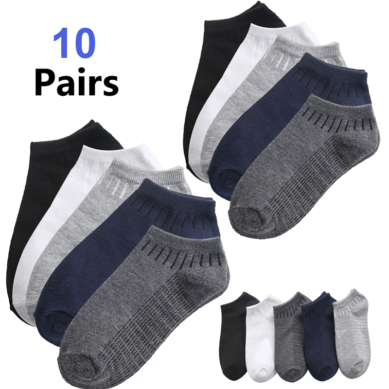 5/10 Pairs Men's Ankle Socks A - Ankle Sock Low Cut ulasan dan harga