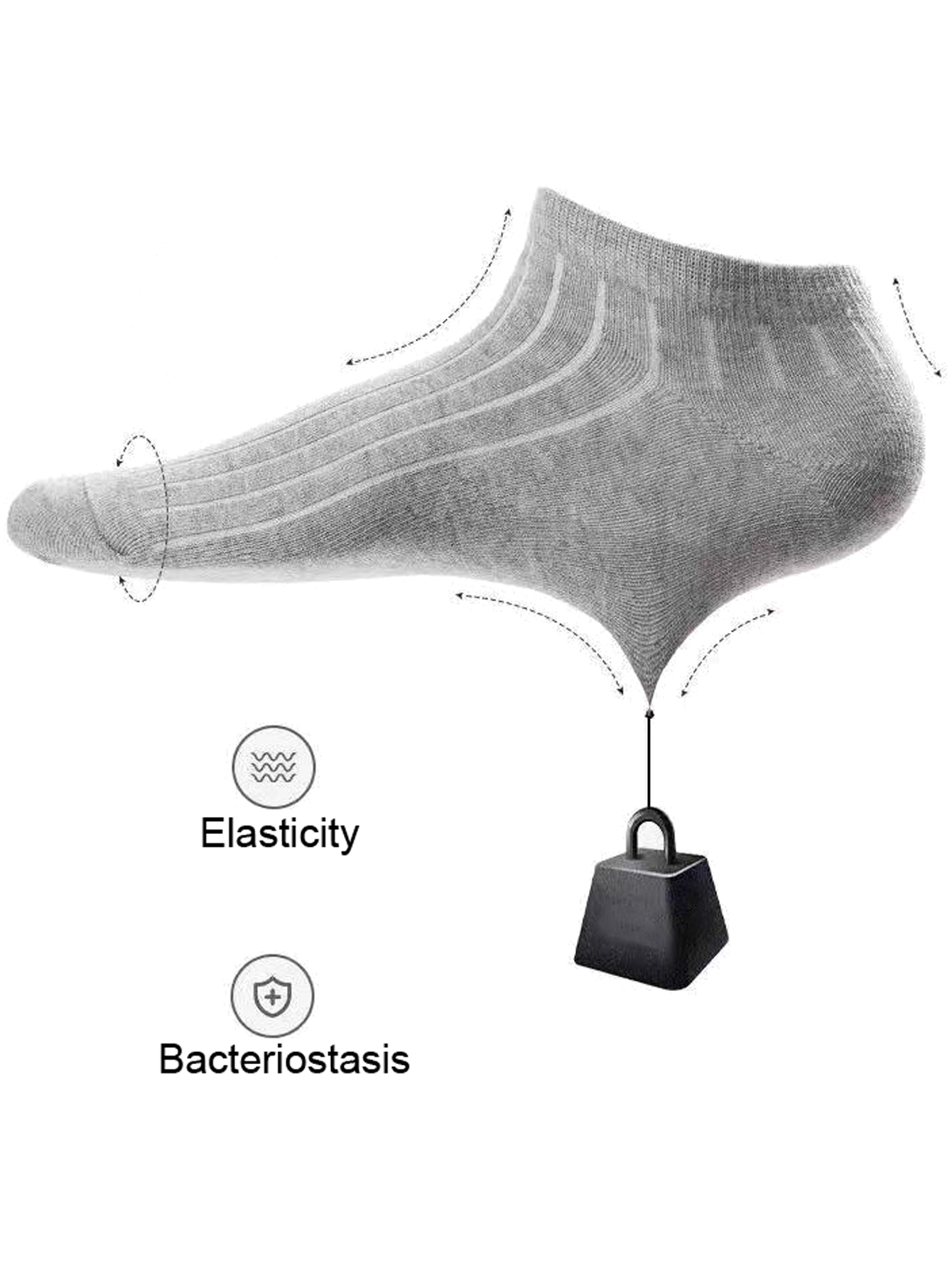 5/10 Pairs Men's Ankle Socks A - Ankle Sock Low Cut ulasan dan harga