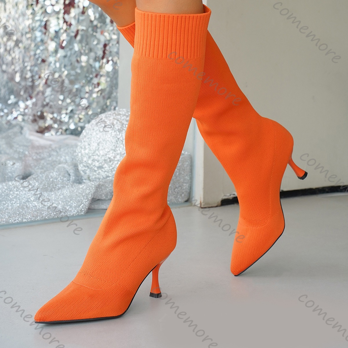 Comemore Women's 2026 Spring A - Knee High Sock Women ulasan dan harga