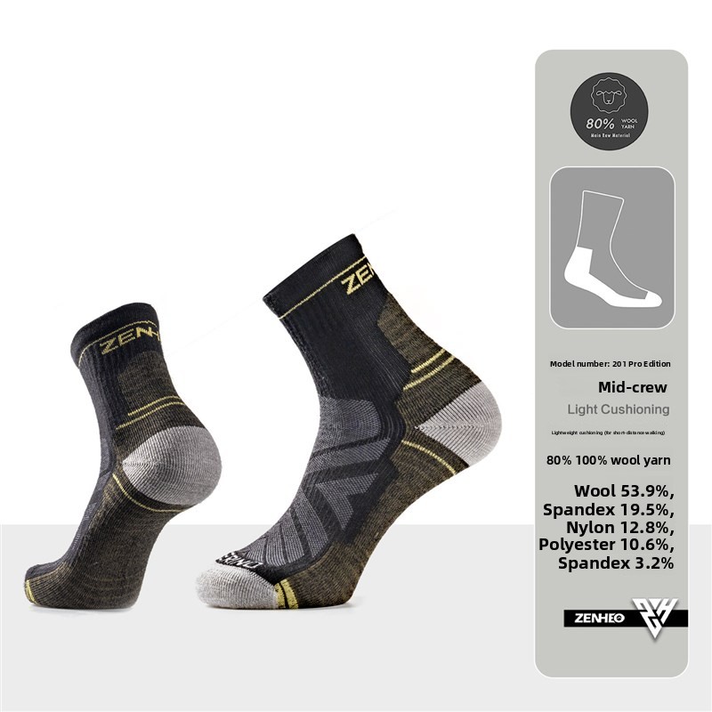 Thickened Merino Wool Socks fo - Wool Hiking Sock ulasan dan harga