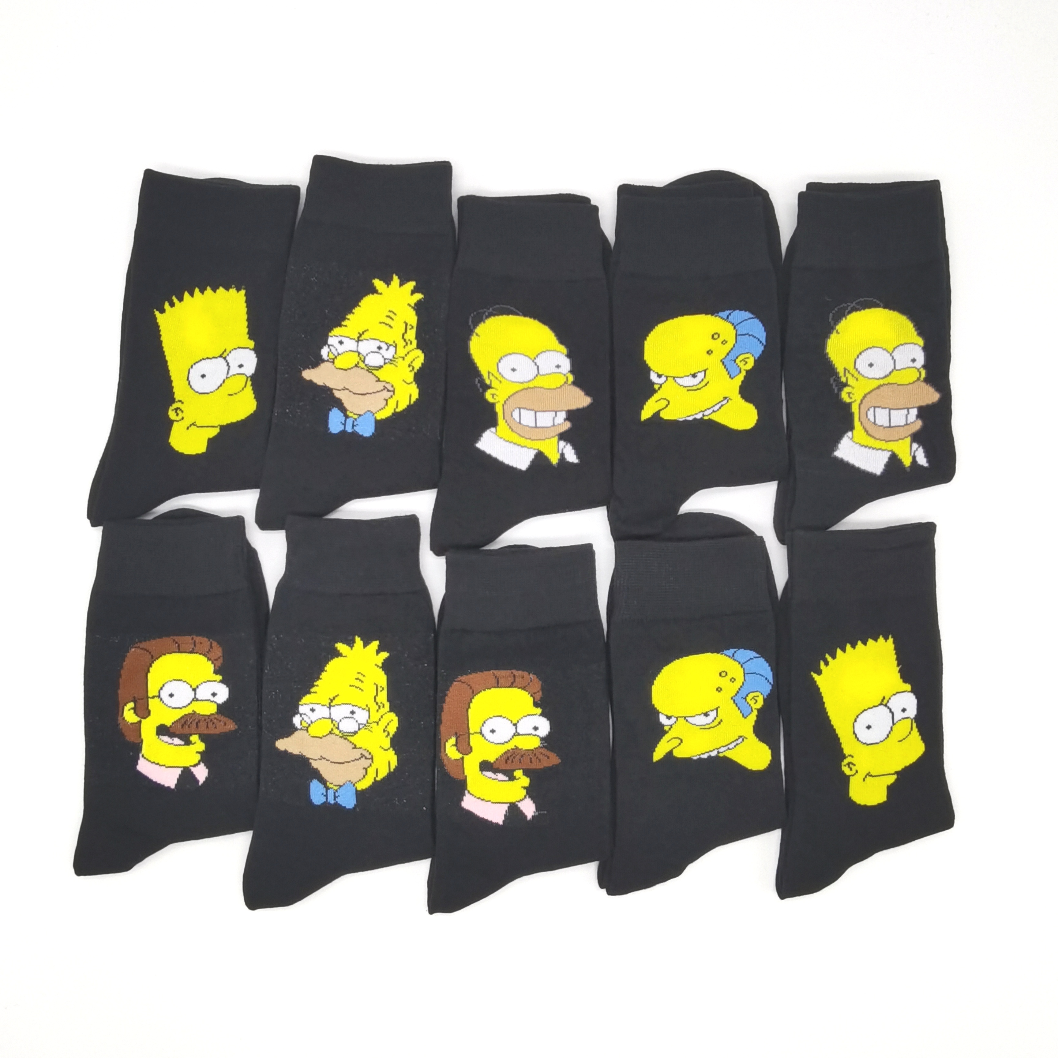 10 Pairs/Pack Funny Men Woman  - Cotton Crew Sock Pack ulasan dan harga