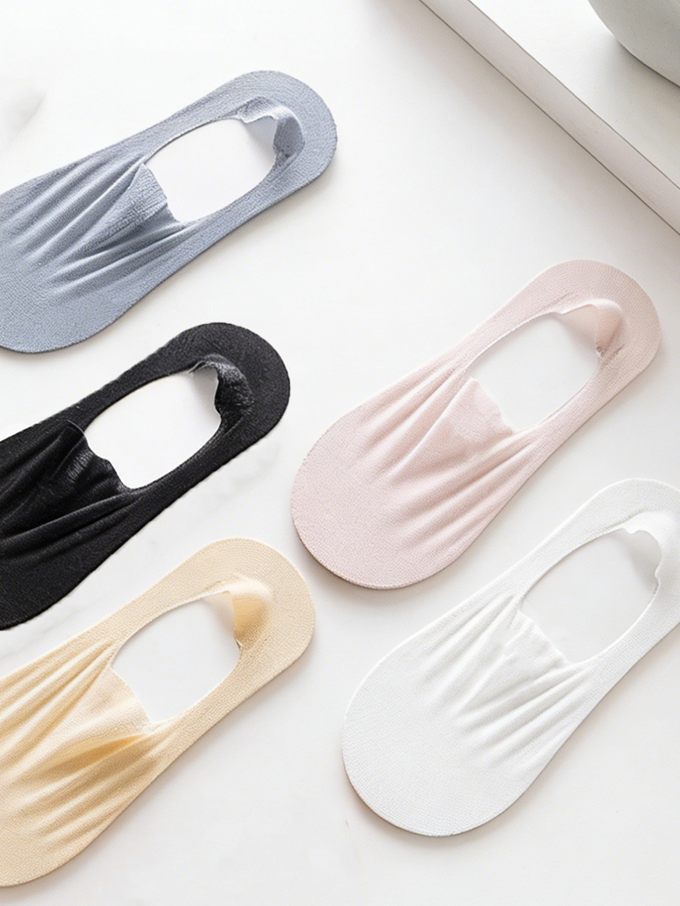 Women's Ice Silk Invisible No- - Invisibility Sock Loafer ulasan dan harga