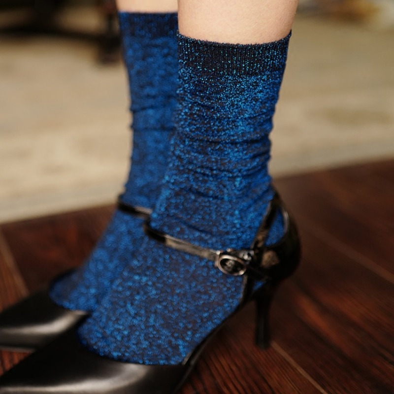 Colorful Sexy Shiny Women's So - Silk Sock Bamboo ulasan dan harga