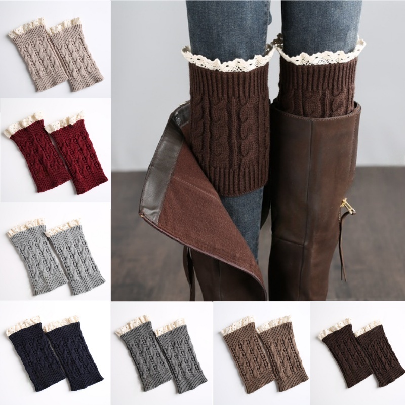 Winter Knit Solid Leg Warmers  - Thermal Sock Winter ulasan dan harga