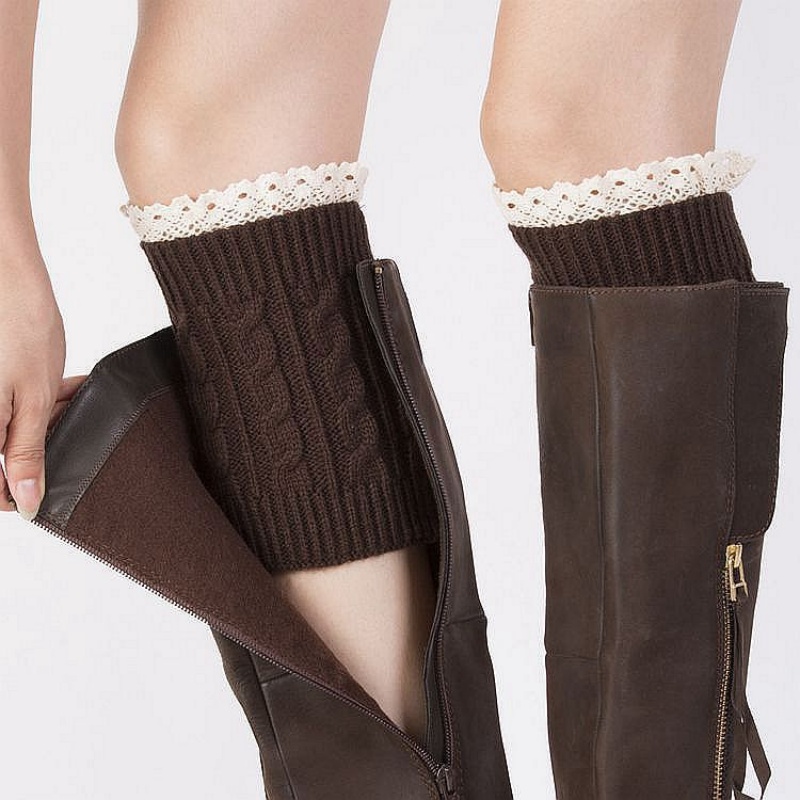 Winter Knit Solid Leg Warmers  - Thermal Sock Winter ulasan dan harga