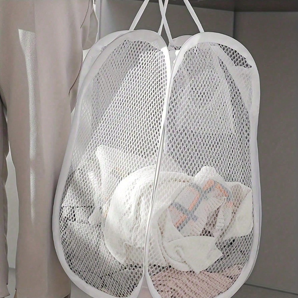 Collapsible Pop-up Mesh Laundr - Sock Organizer Tray ulasan dan harga