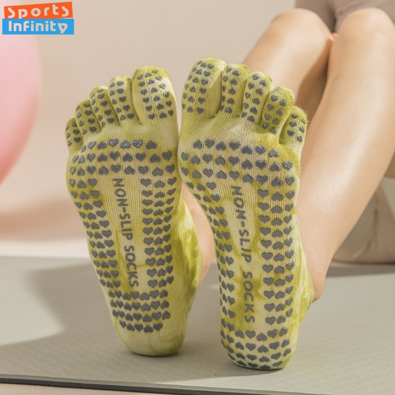 New Non Slip Tie Dye Five Fing - Toe Sock Split ulasan dan harga