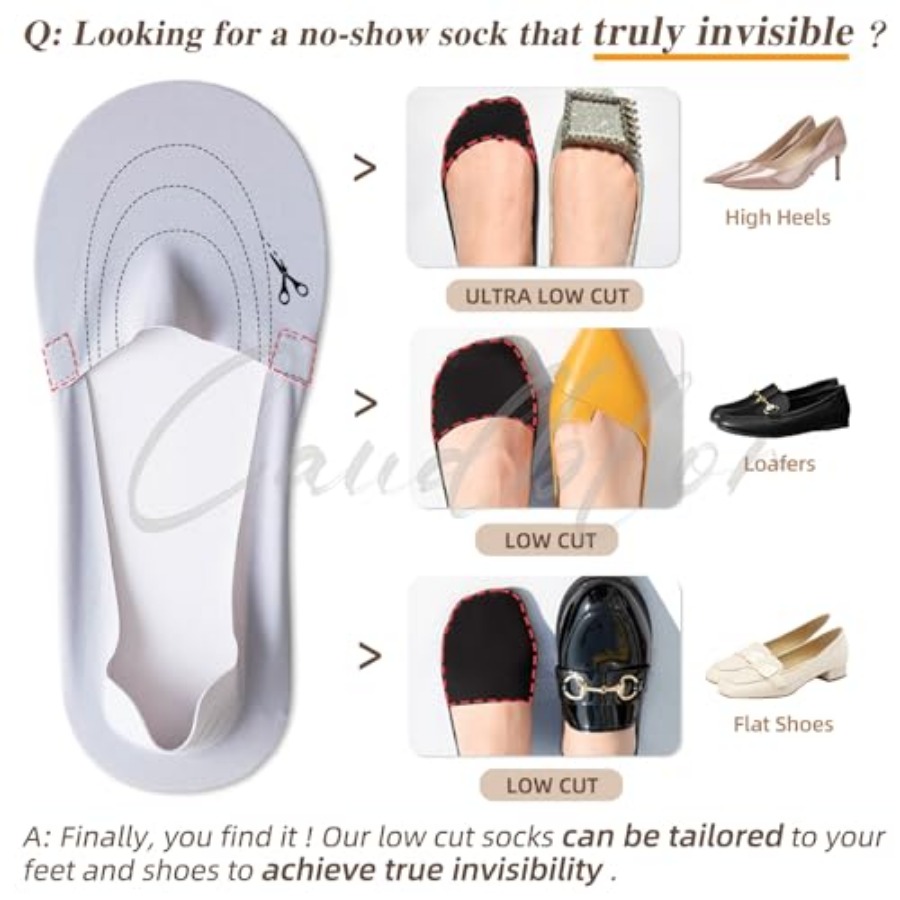 Caudblor Thin No Show Socks Wo - Invisibility Sock Loafer ulasan dan harga