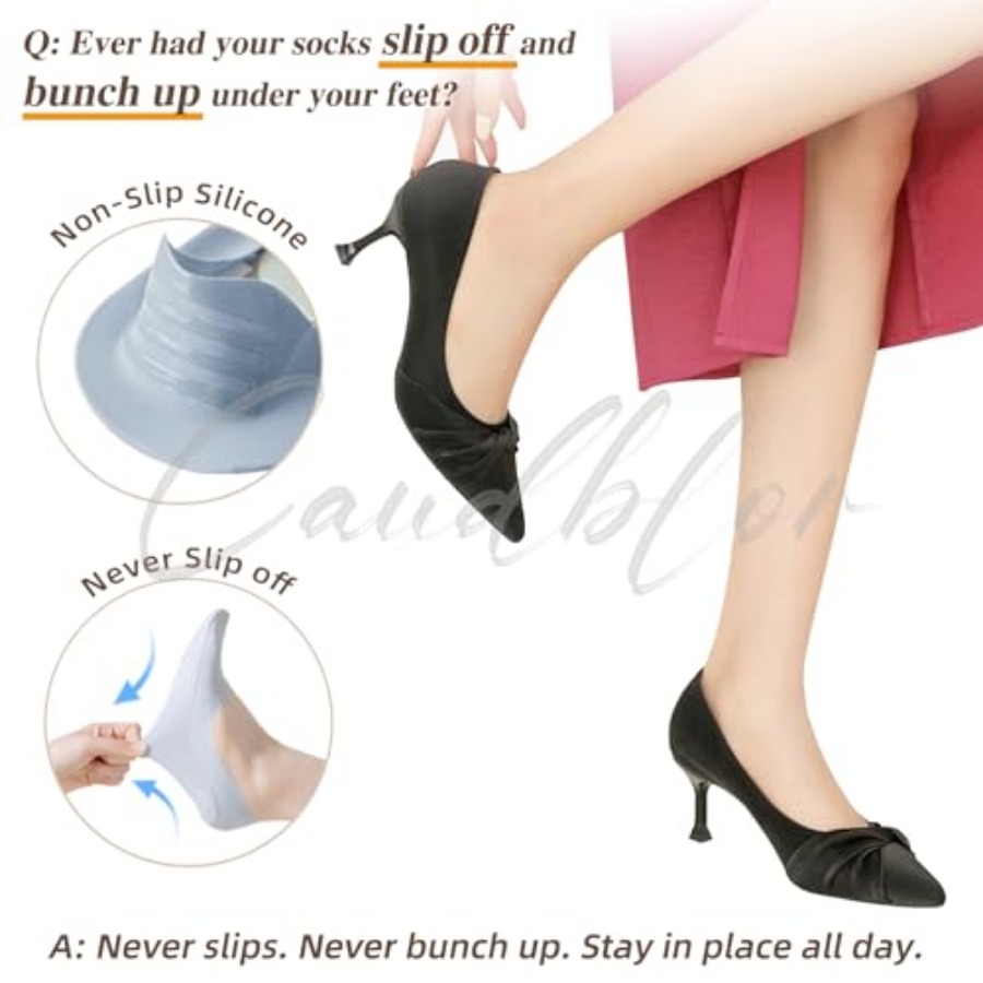 Caudblor Thin No Show Socks Wo - Invisibility Sock Loafer ulasan dan harga