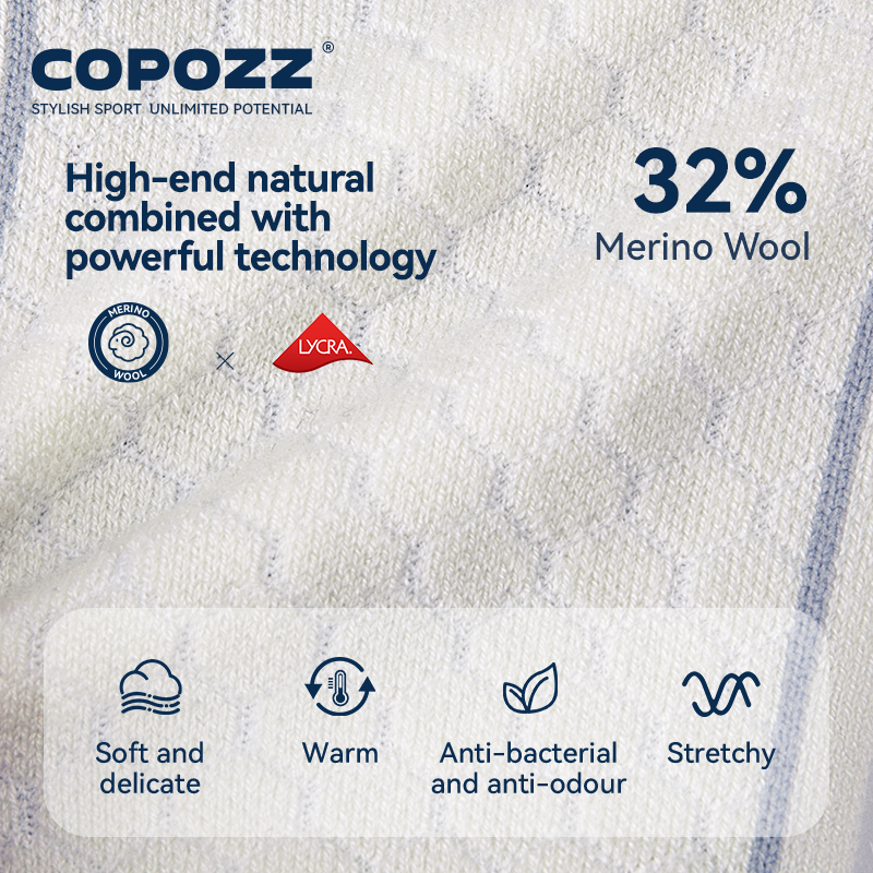 COPOZZ New Winter Ski Socks Me - Thermal Sock Winter ulasan dan harga