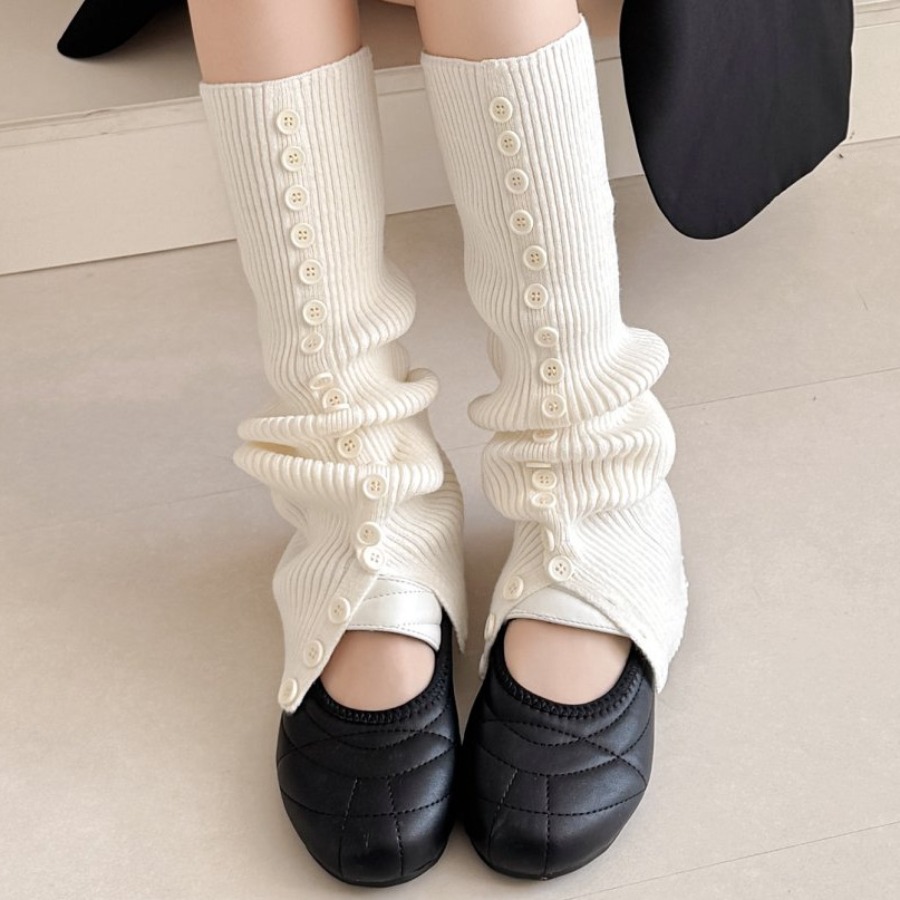 ​New Women's Button Detail Slo - Boot Sock Slouchy ulasan dan harga