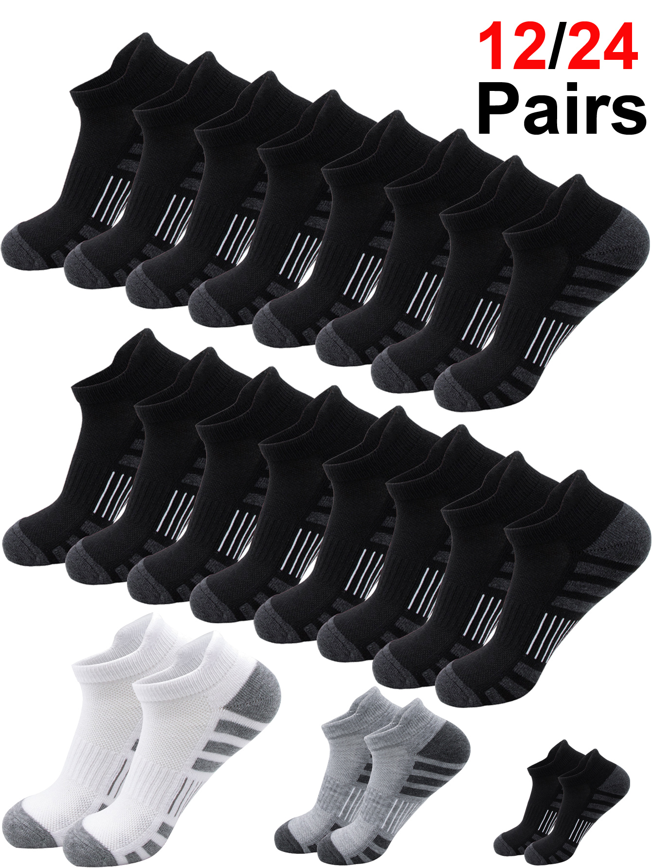 Unisex Cushioned Breathable An - Athletic Sock Cushion ulasan dan harga