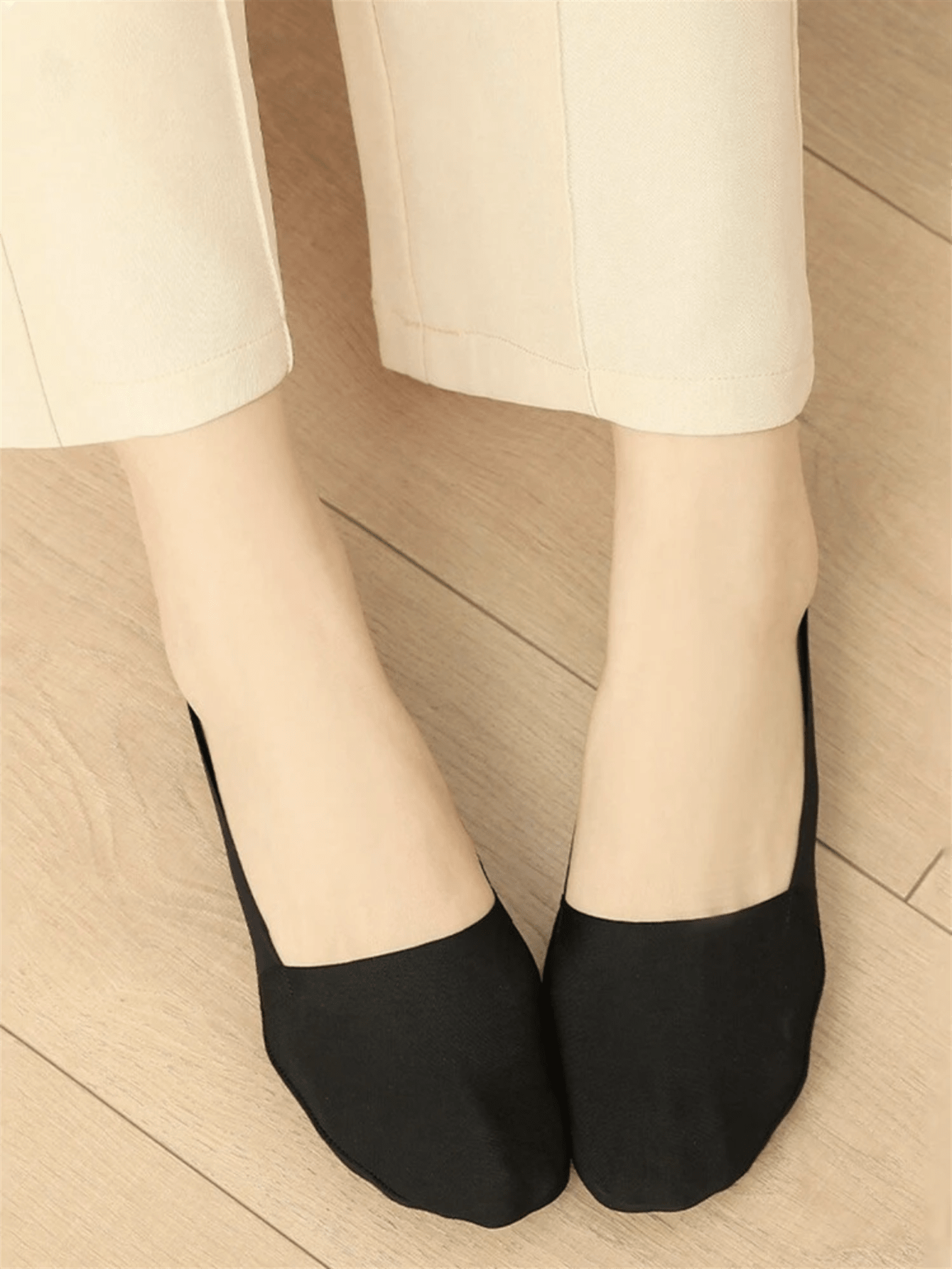 5 Pairs Women Thin Silky Invis - No Show Sock Women ulasan dan harga