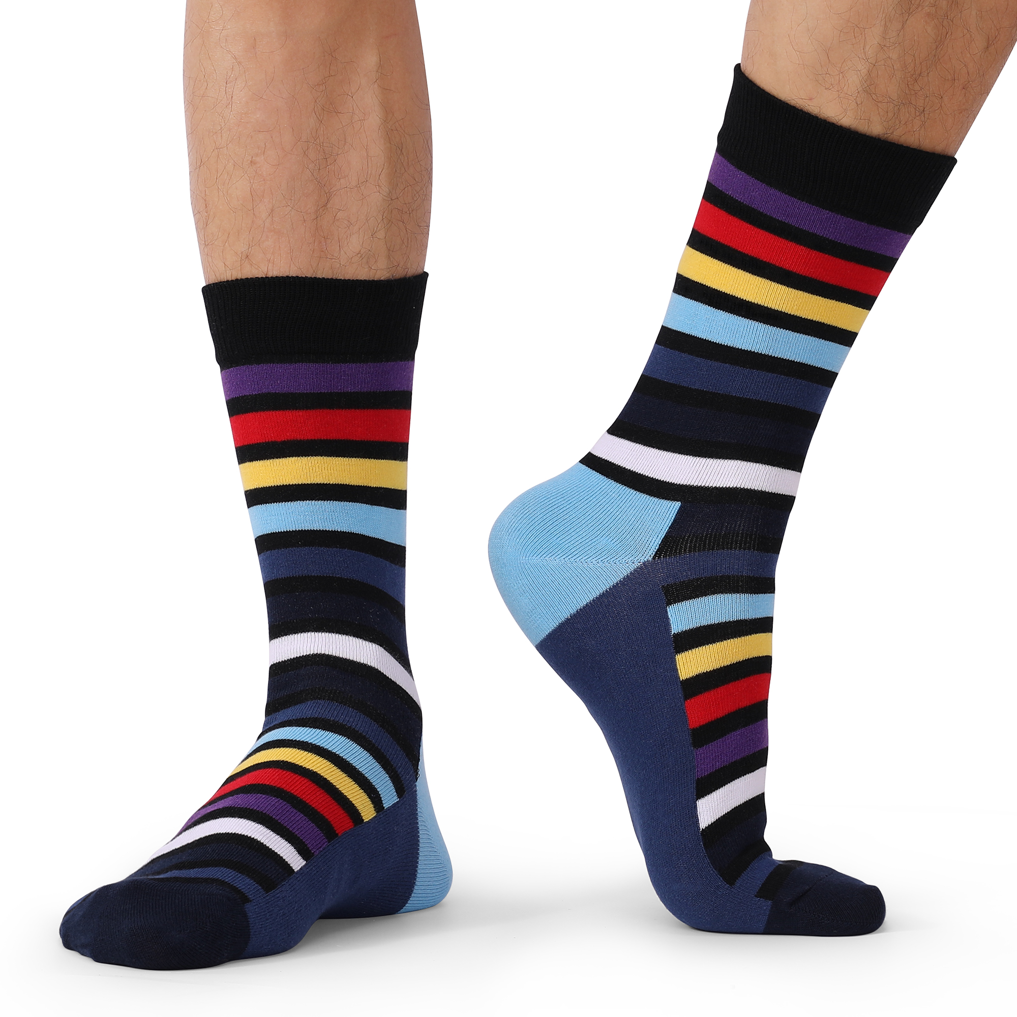 5Pairs Mens Fun Dress Socks, P - Cotton Crew Sock Pack ulasan dan harga