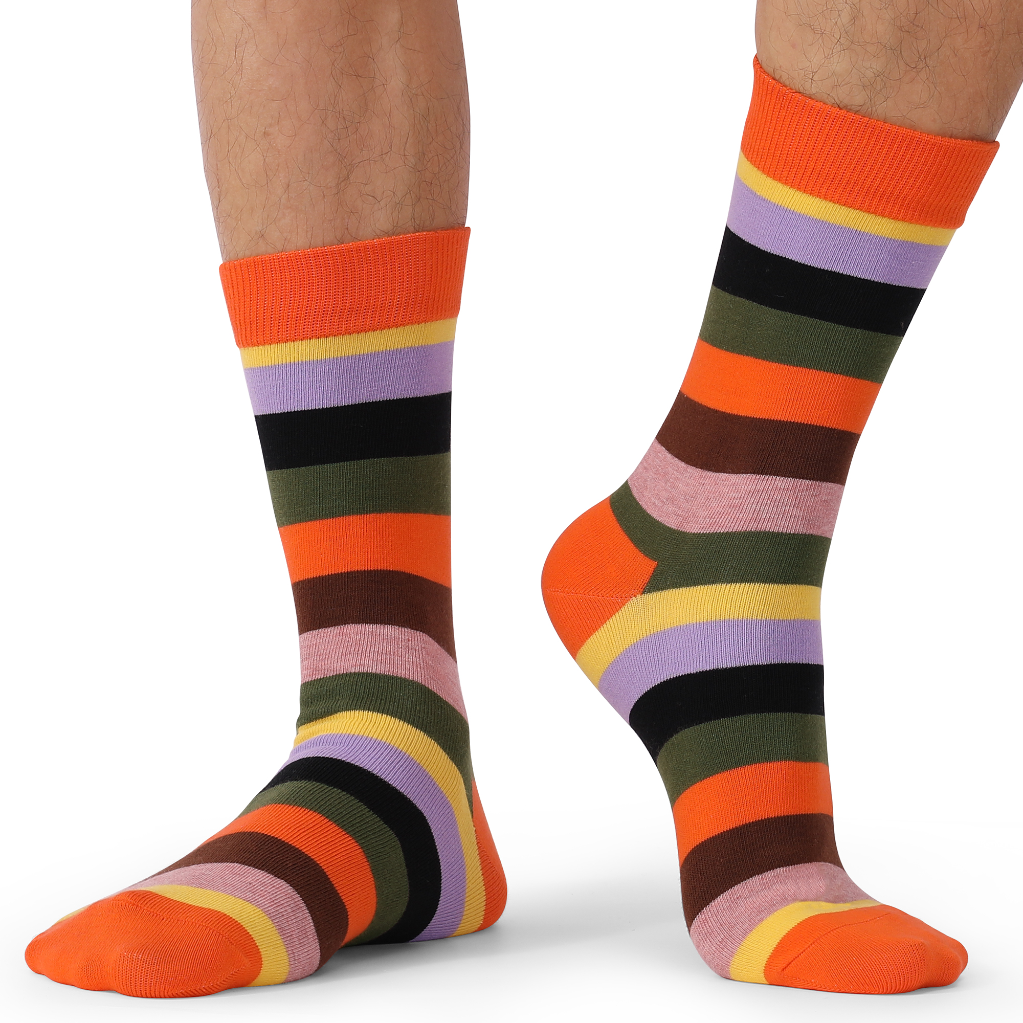 5Pairs Mens Fun Dress Socks, P - Cotton Crew Sock Pack ulasan dan harga