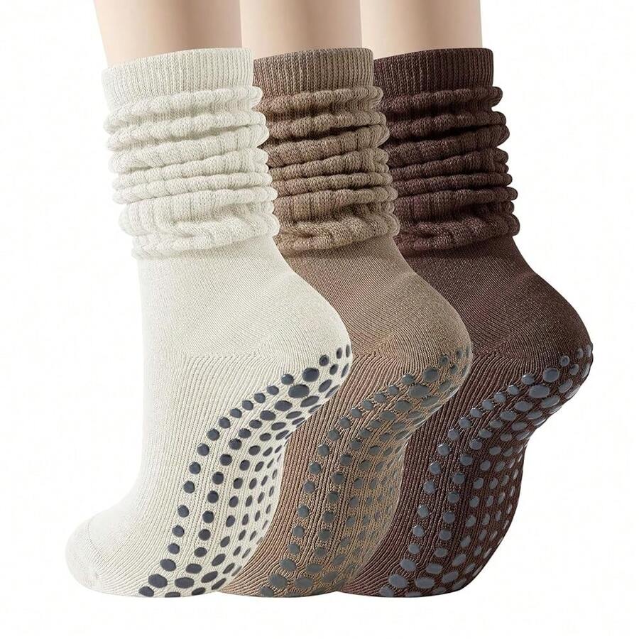Long Scrunch Non Slip Yoga Soc - Grip Sock Yoga ulasan dan harga