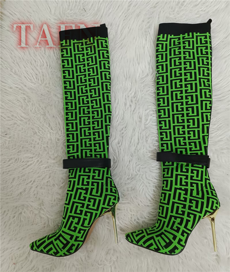 Women Stretch Sock Boots Fashi - Knee High Sock Women ulasan dan harga