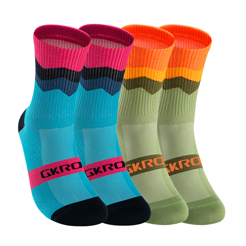 GKRQ 4 Pairs Bike Socks Men Nu - Compression Sock Medical ulasan dan harga