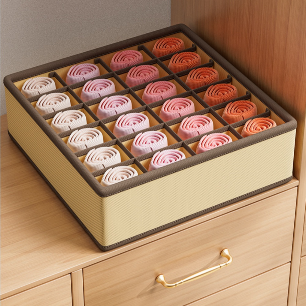 1pc 24grids Cabinet Underwear  - Sock Organizer Tray ulasan dan harga