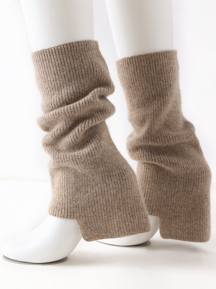 100% Pure Cashmere Leg Warmers - Boot Sock Slouchy ulasan dan harga