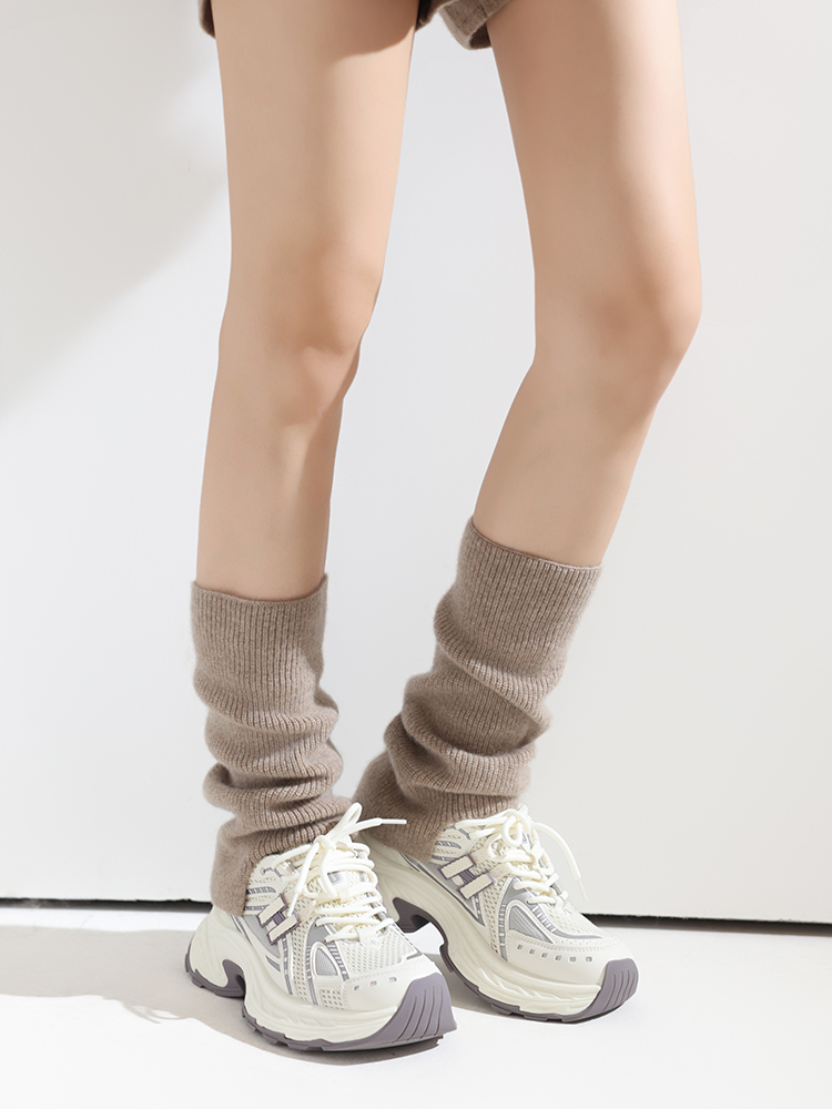 100% Pure Cashmere Leg Warmers - Boot Sock Slouchy ulasan dan harga