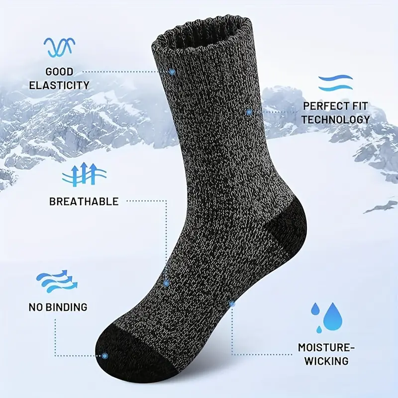 5 Pairs Merino Wool Socks For  - Wool Hiking Sock ulasan dan harga