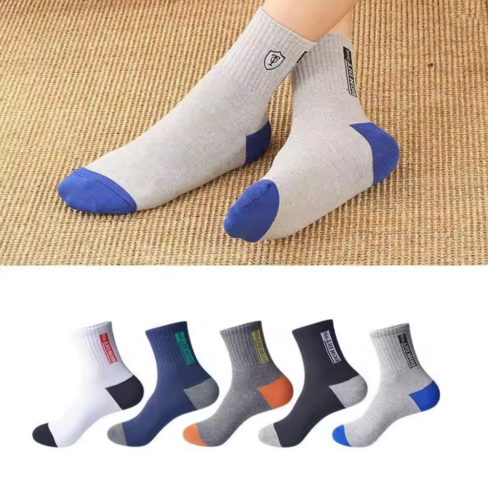 Men's 20-Pack Premium Thermal  - Cotton Crew Sock Pack ulasan dan harga