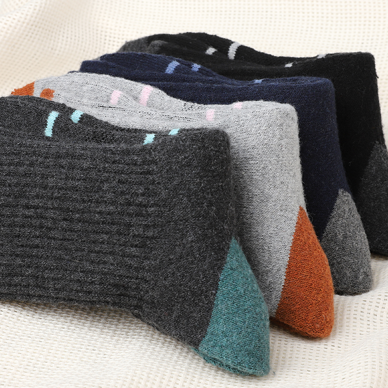 4Pairs Winter Women Mid Tube S - Wool Hiking Sock ulasan dan harga