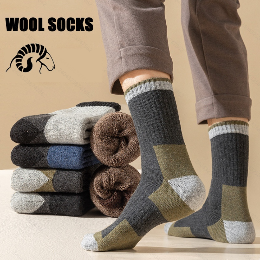 Winter Merino Wool Socks Thick - Wool Hiking Sock ulasan dan harga