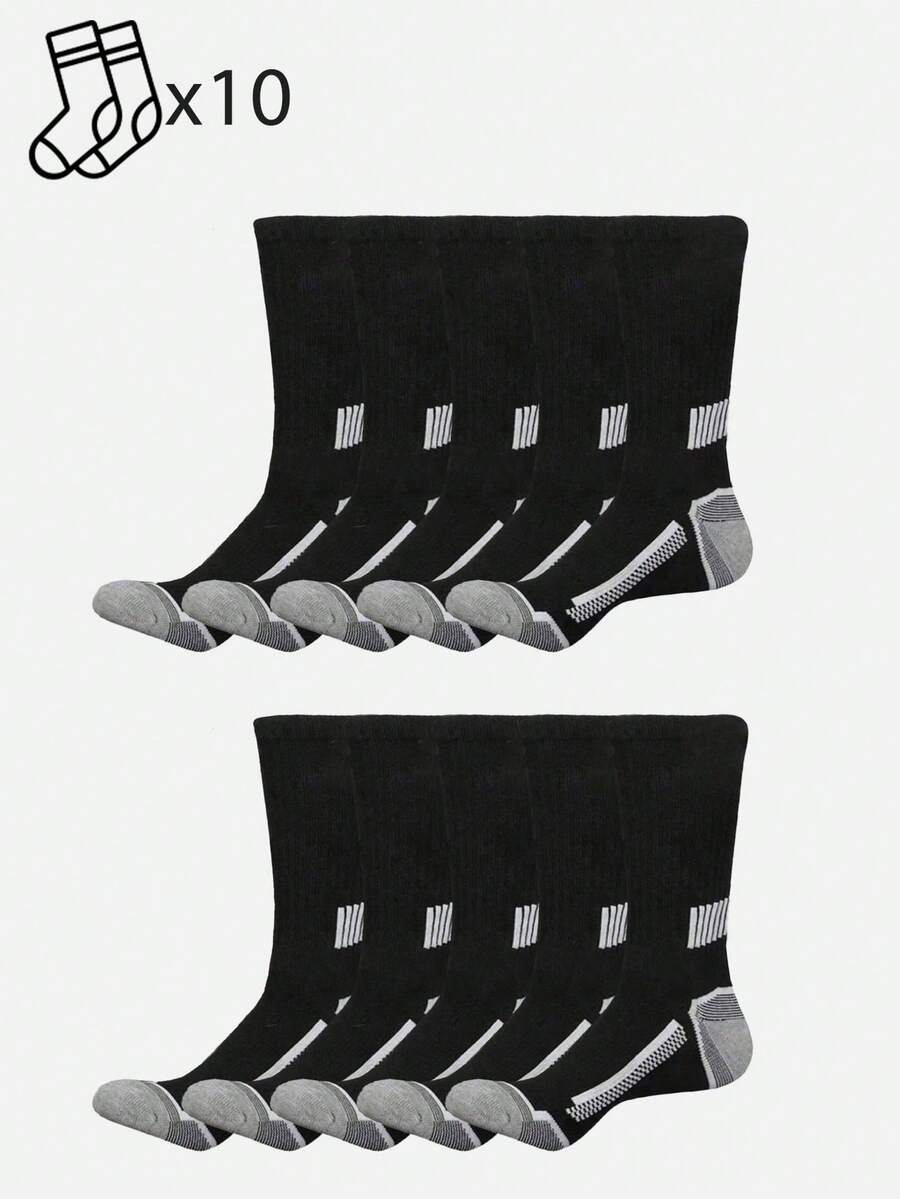 20 Pairs Mens Striped Cushione - Athletic Sock Cushion ulasan dan harga