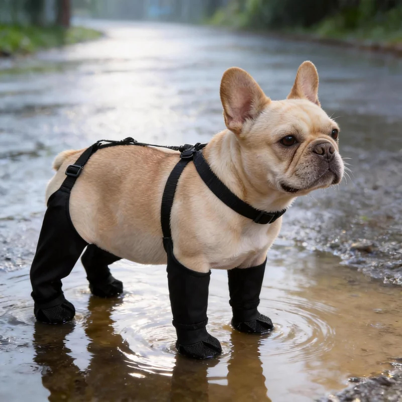 Waterproof Dog Boots Anti-Slip - Wool Hiking Sock ulasan dan harga