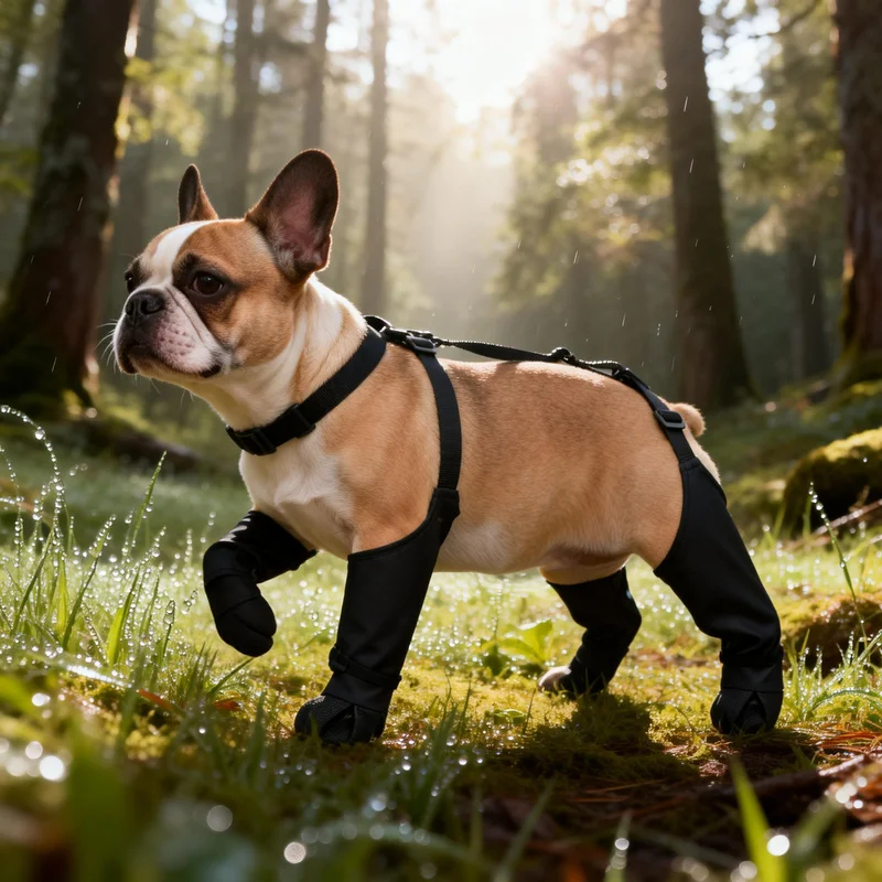 Waterproof Dog Boots Anti-Slip - Wool Hiking Sock ulasan dan harga
