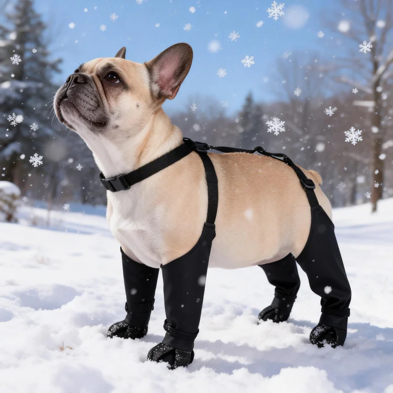 Waterproof Dog Boots Anti-Slip - Wool Hiking Sock ulasan dan harga