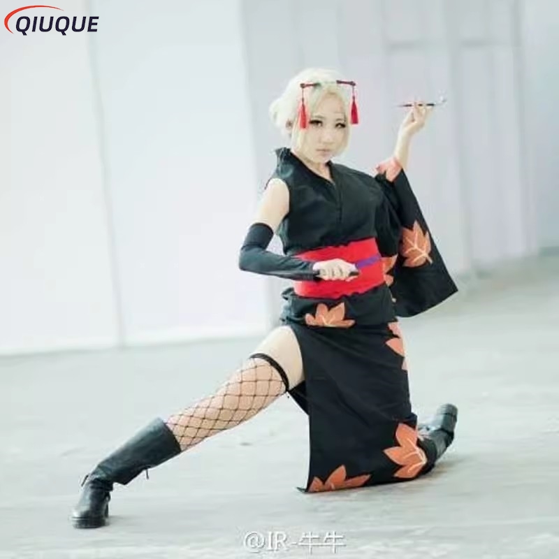 Tsukuyo Cosplay Costume Wig Ku - Fishnet Stocking Women ulasan dan harga