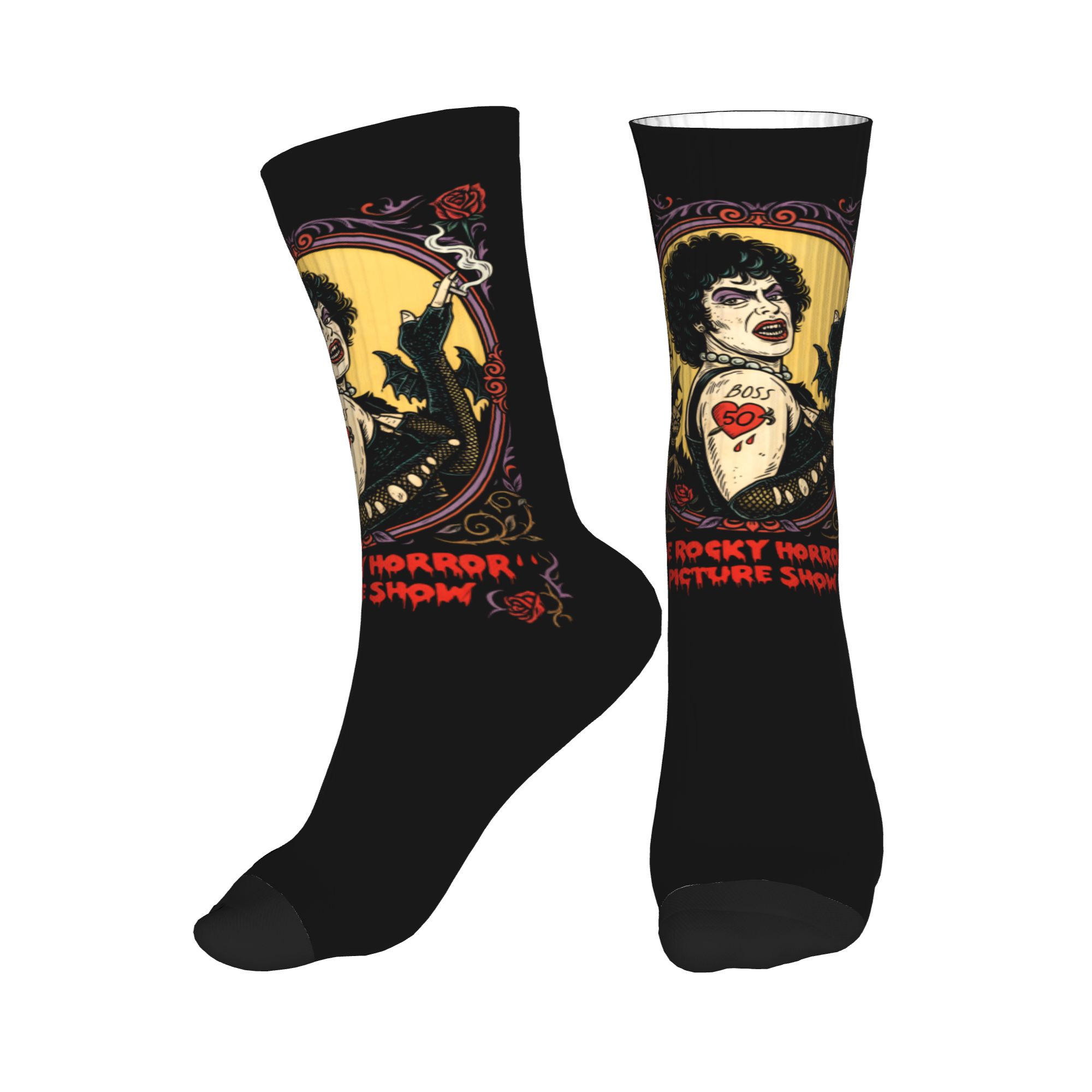 Fun Printed The Rockys Horror  - No Show Sock Women ulasan dan harga