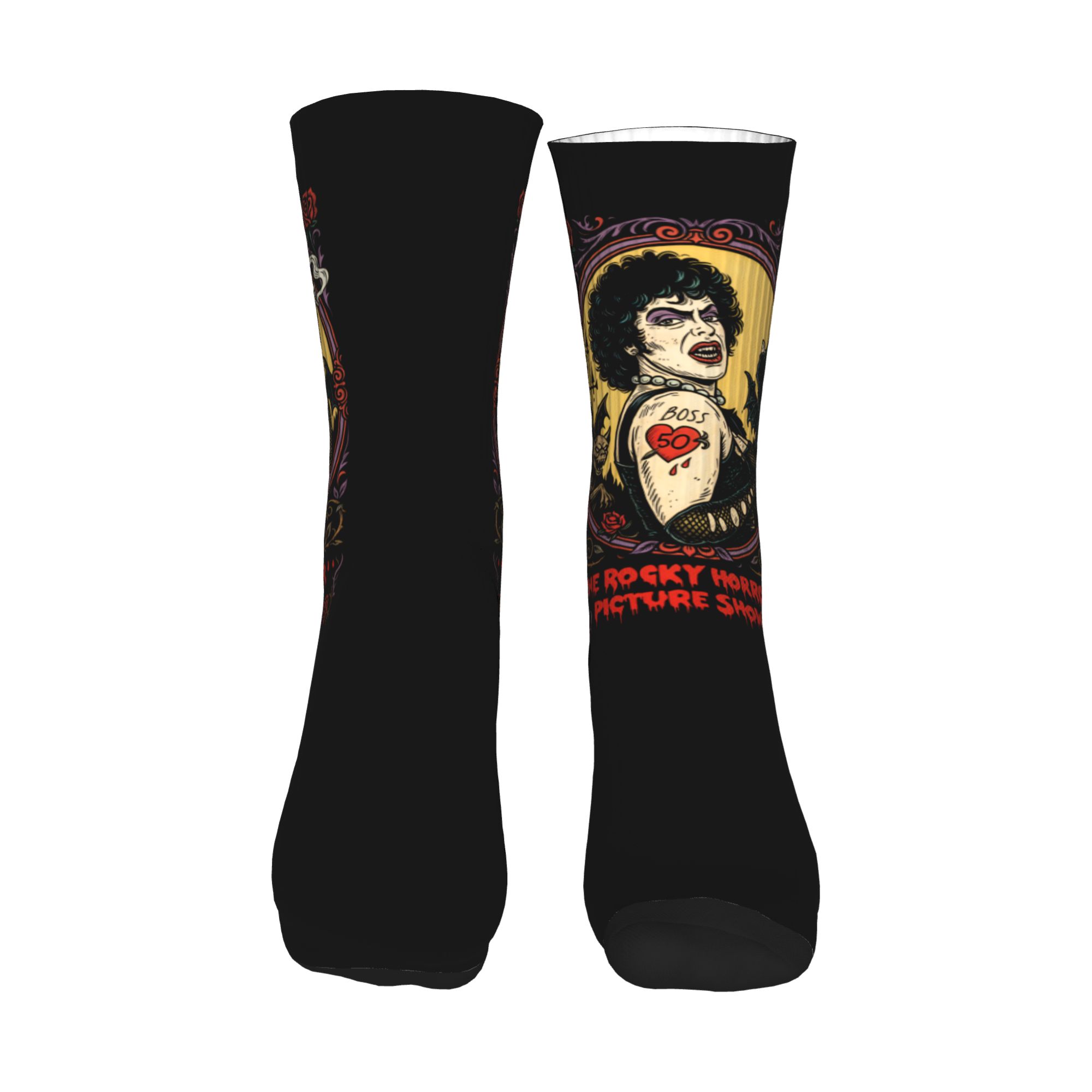 Fun Printed The Rockys Horror  - No Show Sock Women ulasan dan harga