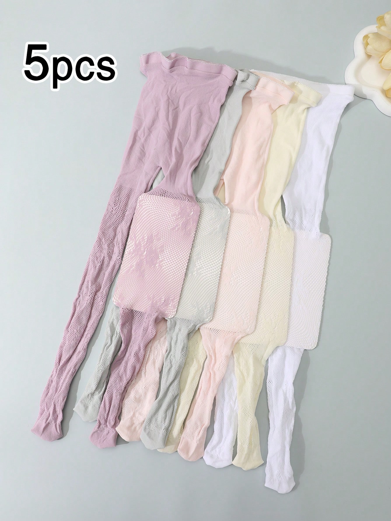 5Pcs Kids Hollow Lace Sheer Me - Tights Pantyhose Sheer ulasan dan harga