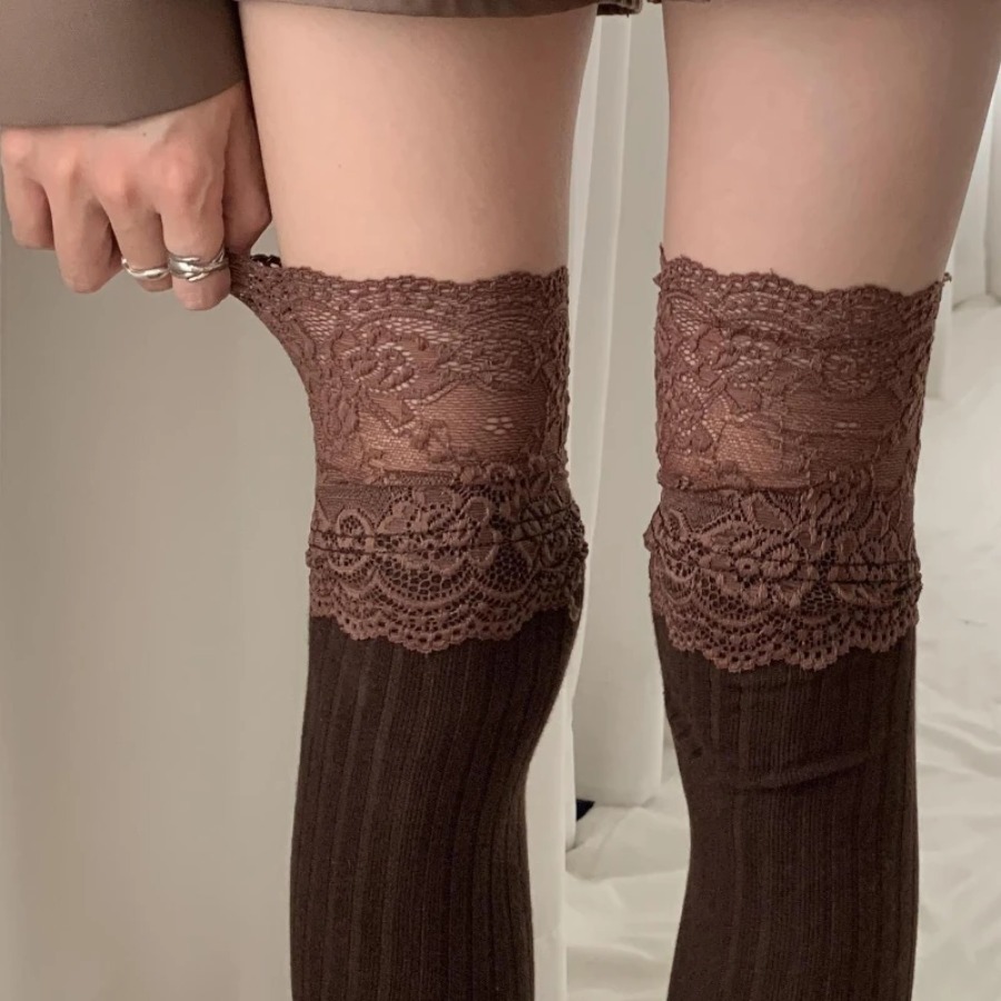 Soft Cotton Thigh High Socks,  - Boot Sock Slouchy ulasan dan harga