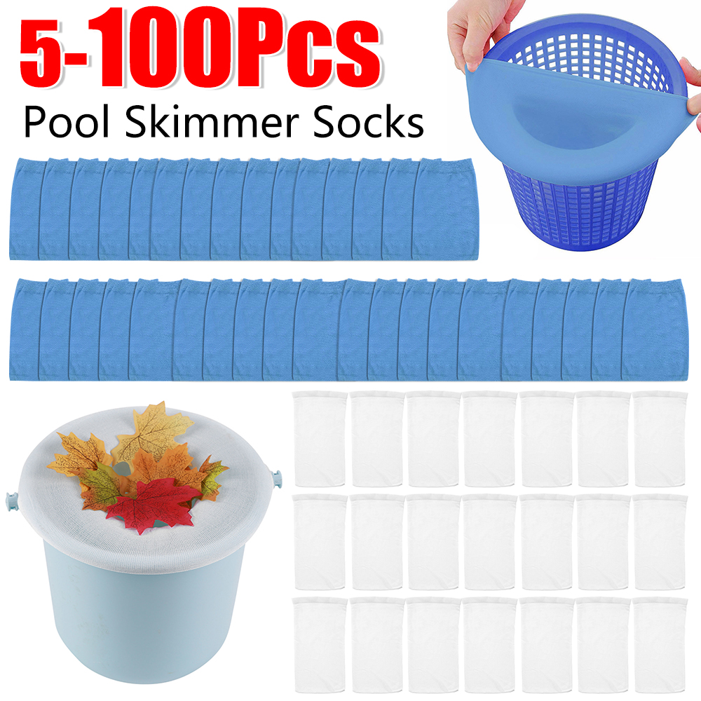 100-5PCS Pool Skimmer Socks El - Sock Organizer Tray ulasan dan harga