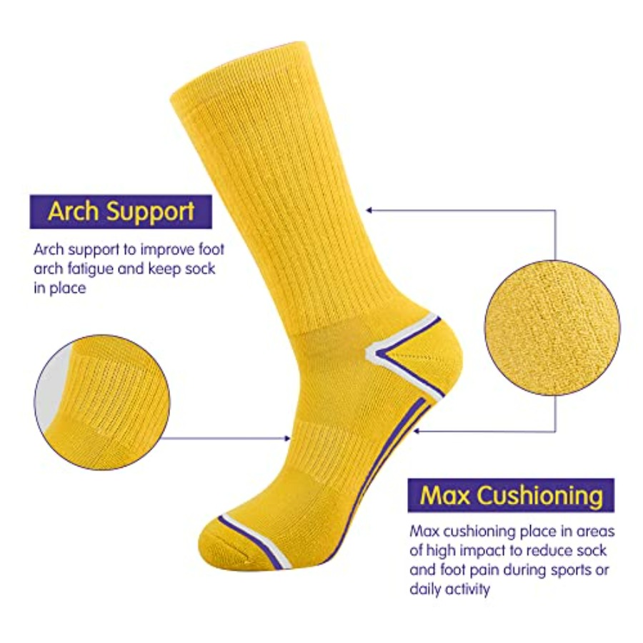 Mens 6 Pack Athletic Performan - Athletic Sock Cushion ulasan dan harga
