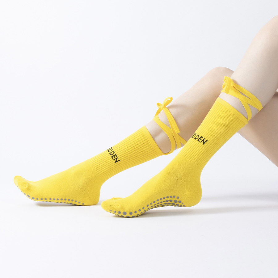 Women Bandage Yoga Socks Cotto - Grip Sock Yoga ulasan dan harga