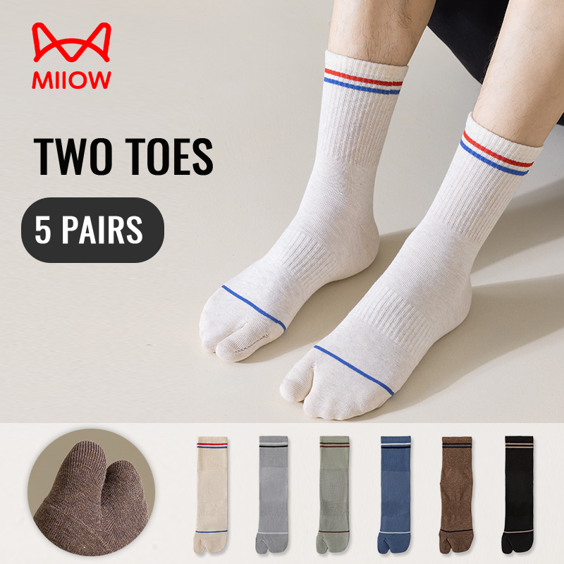 MiiOW Japanese Tabi Socks Spli - Toe Sock Split ulasan dan harga