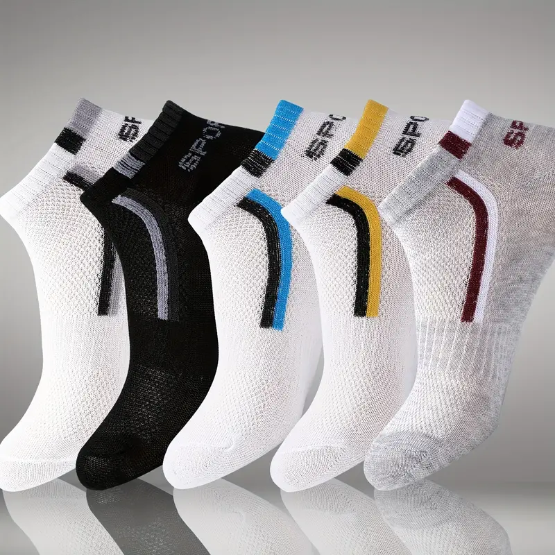 30Pairs Men's Color-block Mesh - Ankle Sock Low Cut ulasan dan harga