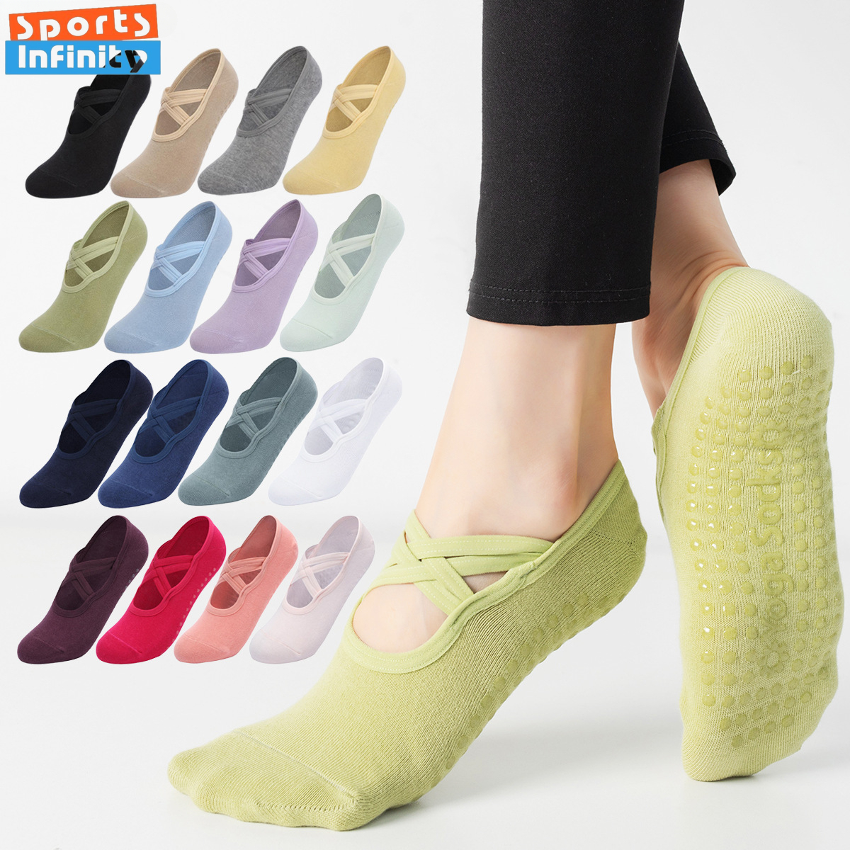 Fashion Cross Straps Backless  - No Show Sock Women ulasan dan harga