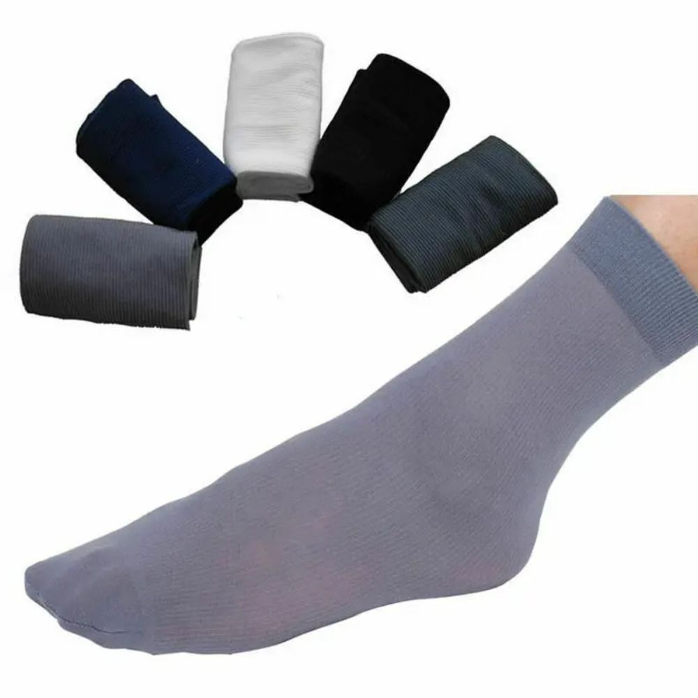 10pairs Fashion Breathable Men - Silk Sock Bamboo ulasan dan harga
